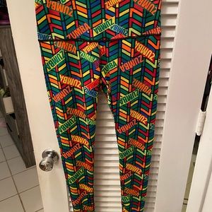 Zumba wear leggings size medium